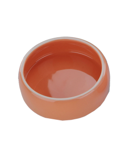 Vadigran Feeder Cup Rodent Earthenware Orange 12cms