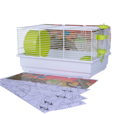 VOLTREGA SPAIN HAMSTER CAGE 118 WHITE 50.5 cm28 cm26.5 cm1.62