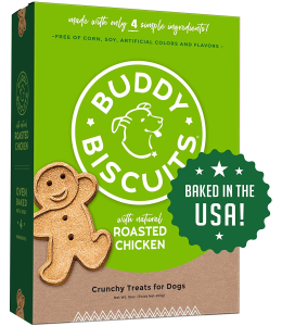 Buddy Biscuits Crunchy Treats With Roasted Chicken - 16 Oz