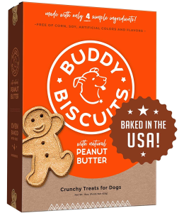 Buddy Biscuits Crunchy Treats With Peanut Butter - 16 Oz