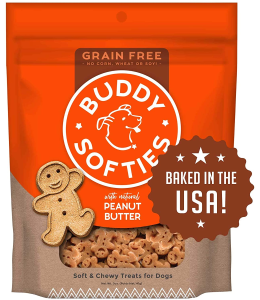 Buddy Biscuits Grain Free Chewy Treats With Peanut Butter - 5 Oz