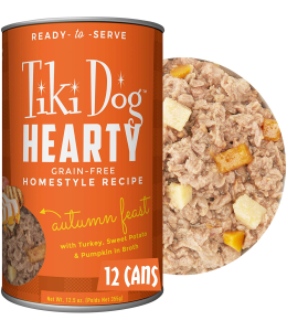 Tiki Dog Hearty Wet Dog Food Turkey -12.5 Oz Can