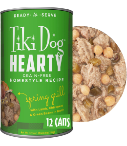 Tiki Dog Hearty Wet Dog Food Lamb12.5 Oz. Can