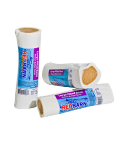 Red Barn Large Filled Bone Peanut Butter
