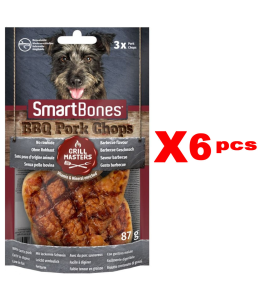 SmartBones Grillmasters Pork Chop 3St (1box 6pcs)