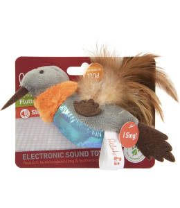 Petlinks® Flutter Singer™ Hummingbird Electronic Sound Cat Toy