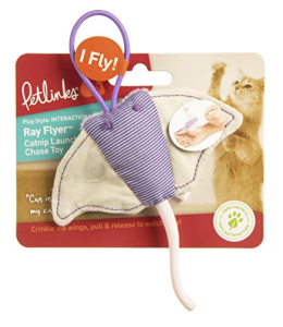 Petlinks® Ray Flyer™ Stingray Launcher Catnip Cat Toy