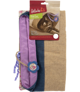 Petlinks® Garden Flower Sack™ Crinkle Hideout Cat Toy