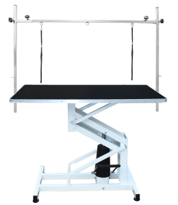 NutraPet Black table top with hydrulic lifting system foot control 114*64*62cm