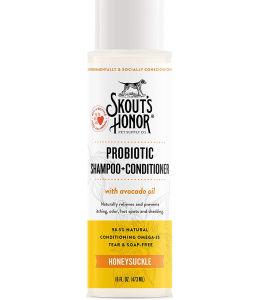 Skouts Honor Probiotic Shampoo Plus Conditioner Honeysuckle Grooming 475ML