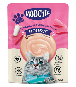 Moochie Cat Food Tuna Mousse with Goat Milk Pouch 70g
