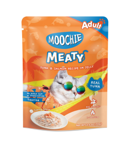 Moochies Cat Food Tuna with Salmon and Jelly 70g