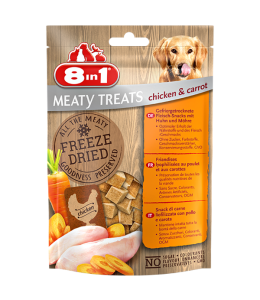 8in1 MEATY TREATS Chicken/Carrot 50g