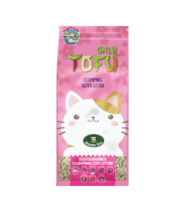 NutraPet Tofu Clumping Cat Litter Green Tea Sticks - 7 Liters
