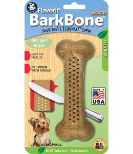 Pet Qwerks Barkbone Wood Flavorit Mint Flavor