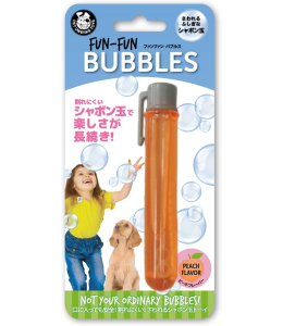 Pet Qwerks Incredibubbles Peach Flavor for Cats & Dogs