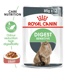 Royal Canin Feline Care Nutrition Digest Sensitive Gravy 85G (Wet Food )