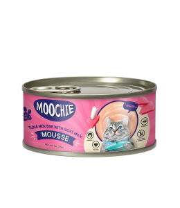 Moochie Tuna Mousse With Goatmilk 85g Can