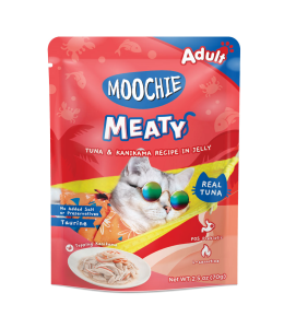 Moochie Cat Food Tuna & Kanikama Recipe in Jelly Pouch 70g