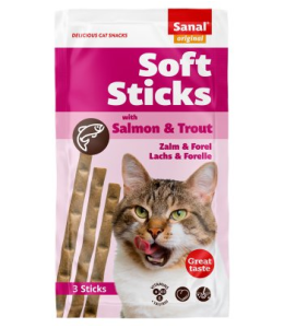SANAL CAT Soft Sticks Salmon & Trout
