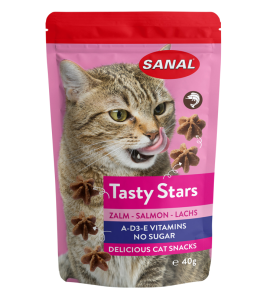 SANAL CAT Tasty Stars Salmon 40g