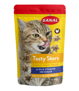 SANAL CAT Tasty Stars Poultry 40g