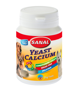 SANAL DOG Yeast-Calcium tablets 75g