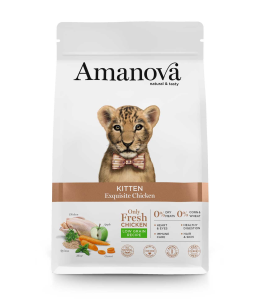 Amanova Dry Kitten Exquisite Chicken - 1.5kg