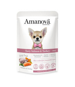 Amanova Wet Adult Dog Tasty Salmon Turkey - 100g