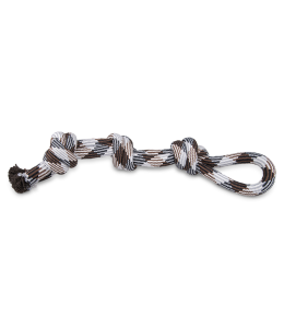 Vadigran Cotton rope 3 knots brown 600g 60cm