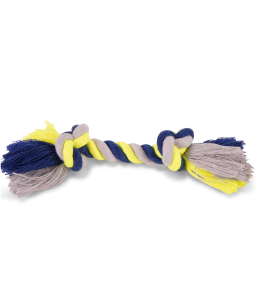 Vadigran Cotton rope 2 knots blue-yellow 50g 20cm