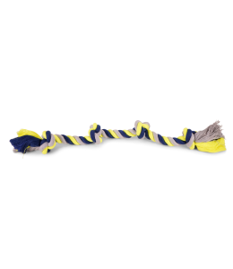 Vadigran Cotton rope 4 knots blue-yellow 260g 58cm