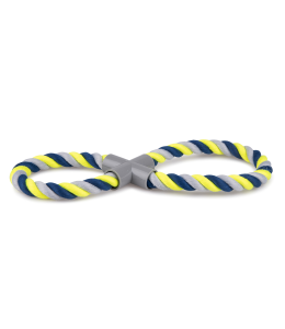 Vadigran Cotton rope 8-shaped blue-yellow 250g 35cm