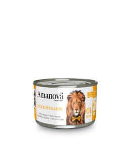 Amanova Canned Cat Chicken Fillets Broth - 70g