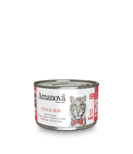 Amanova Canned Cat Tuna & Crab Jelly - 70g