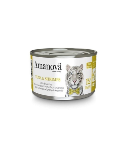 Amanova Canned Cat Tuna & Shrimps Broth - 70g