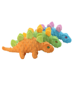 Plush Pet Stegosaurus Dog Toy 33 x 14 x 7cm(1pc)