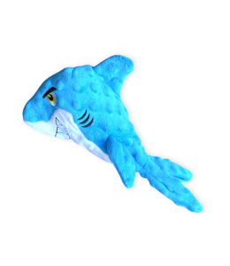 Plush Pet Shark Dog Toy - 26 x 14cm