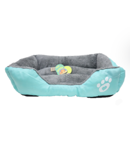 Grizzly Square Dog Bed Green Extra Large - 80 x 60cm Square Dog Bed