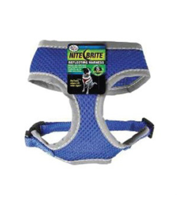 Four Paws Reflective Safety Comfort Harness L Blue