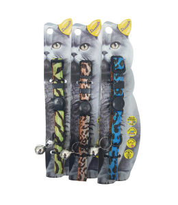 Swooosh The Only Leopard colorful safe collar C-10mm 18/28cm colorful