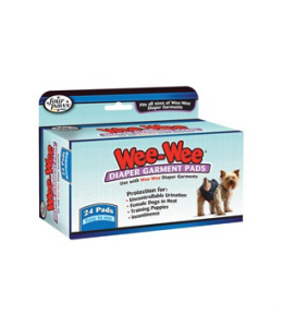 Four Paws Wee-Wee Diaper Garment Pads-24ct