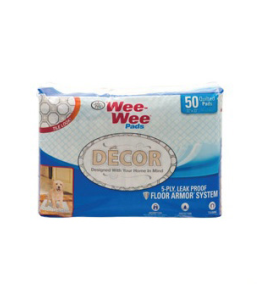 Four Paws Wee- Wee Pads Decor Tile 50 count 22 and x 23 and