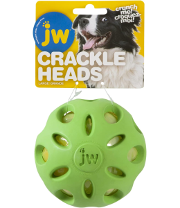 Jw Crackle Heads Crackle Ball Large - Multicolor - 1pc