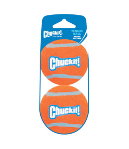 Petmate Chuckit! Tennis Ball 2-Pk Shrink Medium