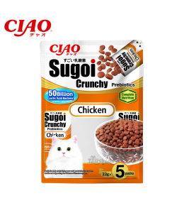 Inaba CIAO Sugoi Crunchy Chicken Flavor Plus Prebiotics 110g