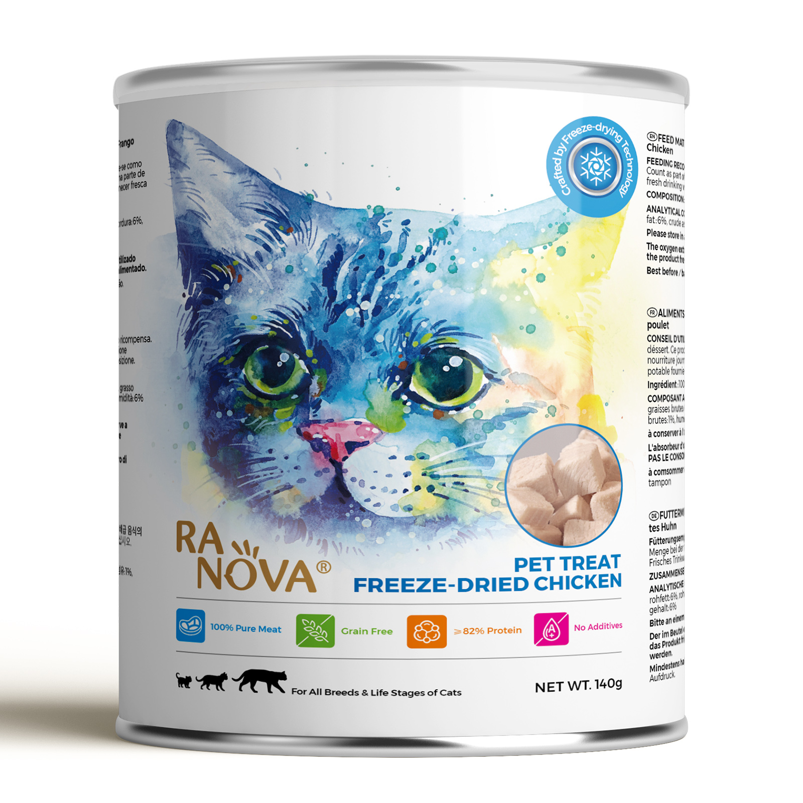 Ranova Freeze Dried Chicken for cats - 140g