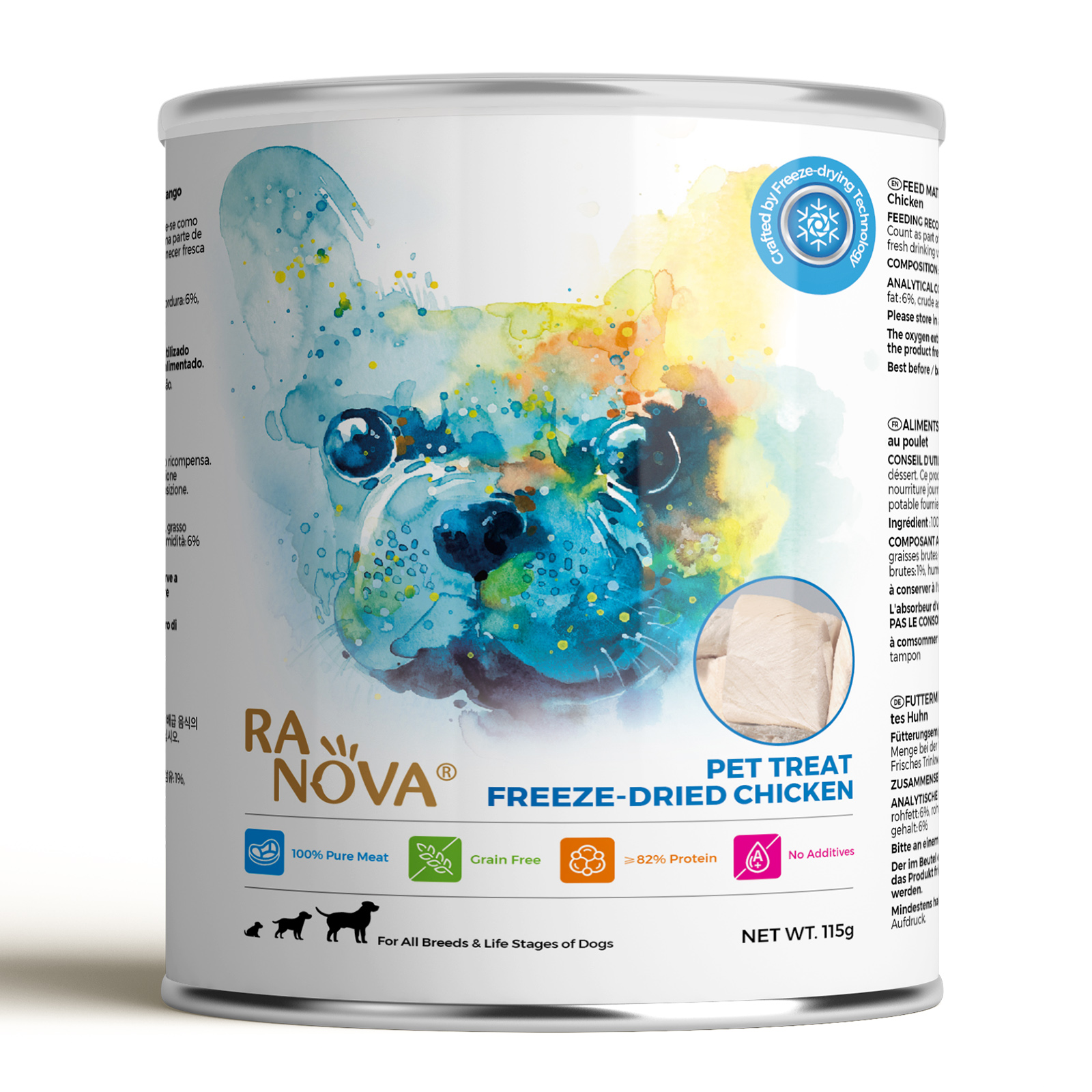 Ranova Freeze Dried Chicken for dogs - 115g