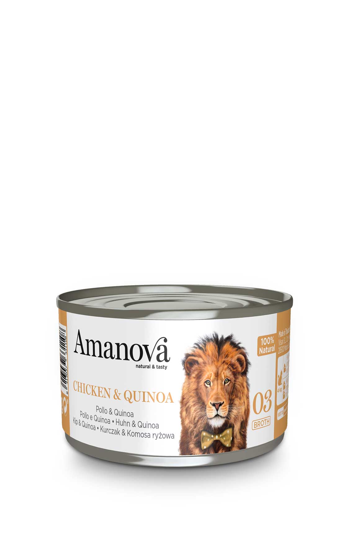 Amanova Canned Cat Chicken & Quinoa Broth - 70g