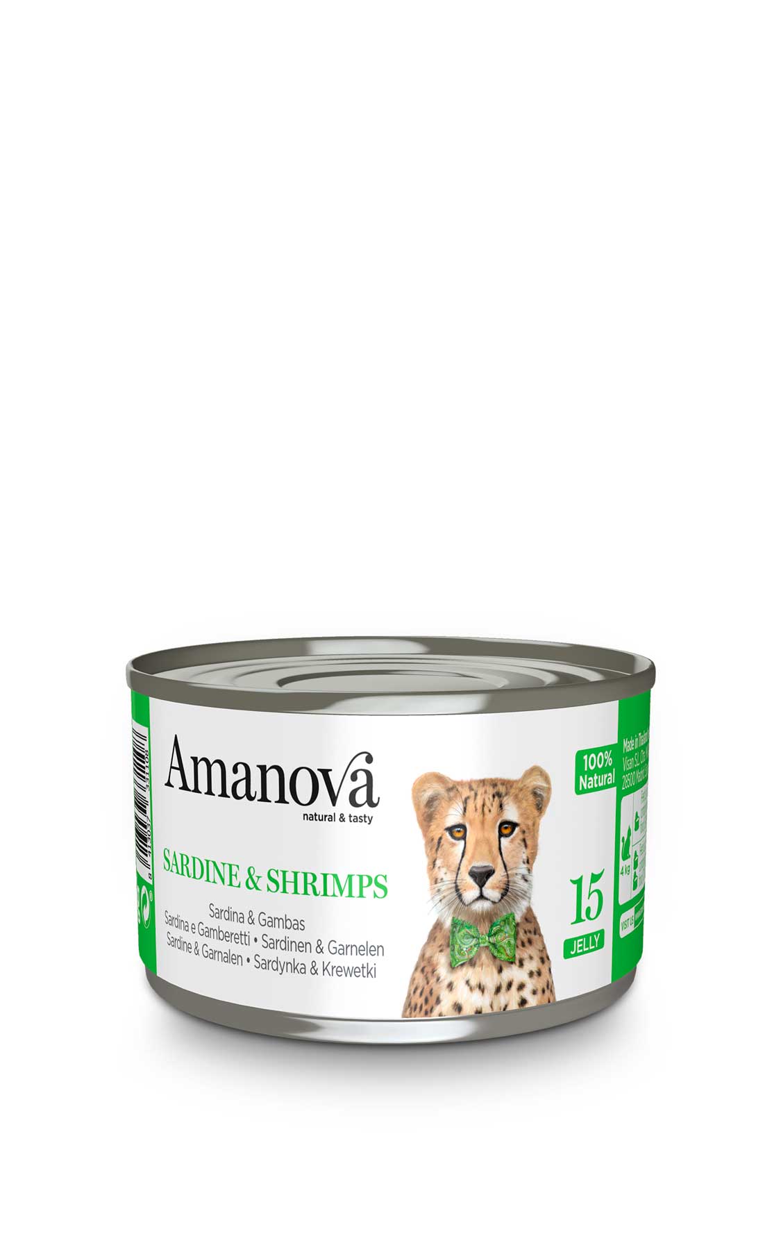 Amanova Canned Cat Sardine & Shrimps Jelly - 70g